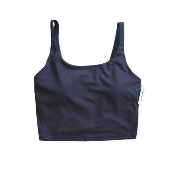 Old Navy Tops - NWT Old Navy Powersoft Charcoal Grey Activewear Crop Tank Size Medium